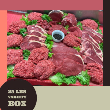 Grass-Finished Beef - 25 LBS "Family Variety Pack" DEPOSIT