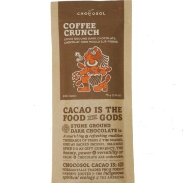 Stone Ground Dark Chocolate - Coffee Crunch 65%