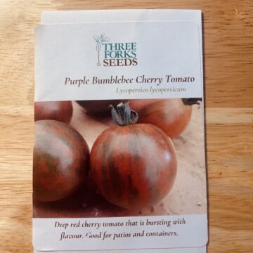 Organic Seed - Purple Bumblebee Cherry Tomato
