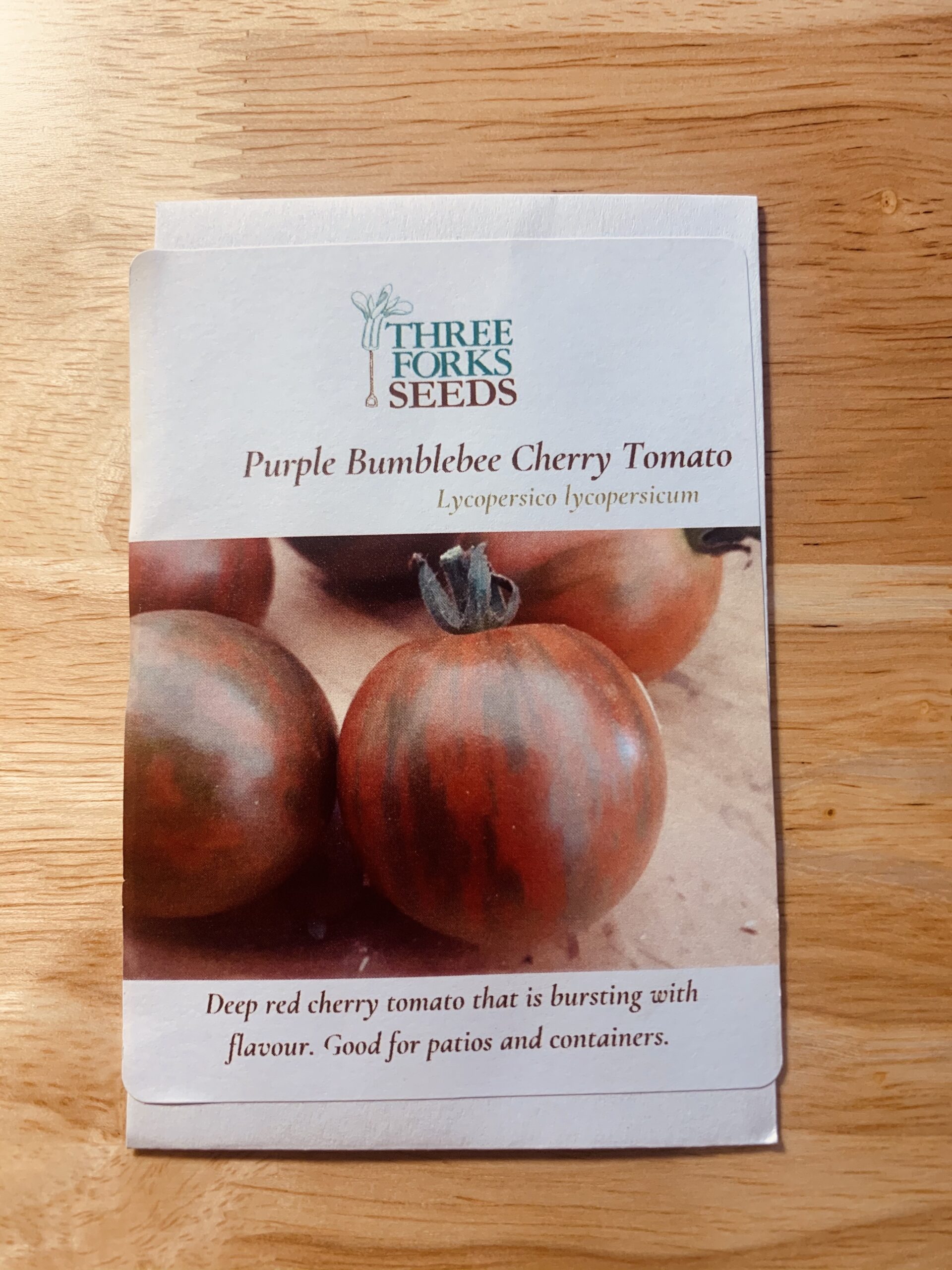Organic Seed - Purple Bumblebee Cherry Tomato
