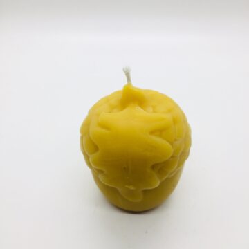 Pure Beeswax Acorn Candle