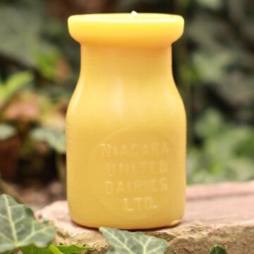 Pure Beeswax Niagara United Dairies Limited Circa Candle