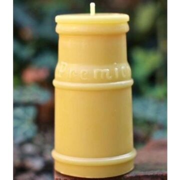 Pure Beeswax Premier Milk Bottle Circa Candle