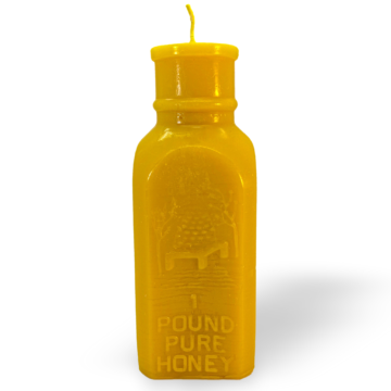 Pure Beeswax 1 Pound Honey Jar Candle