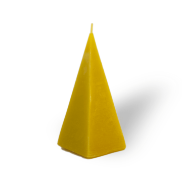 Pyramid Candle - Pure Beeswax
