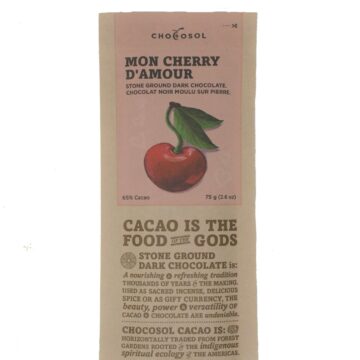 Stone Ground Dark Chocolate - Mon Cherry D'amour
