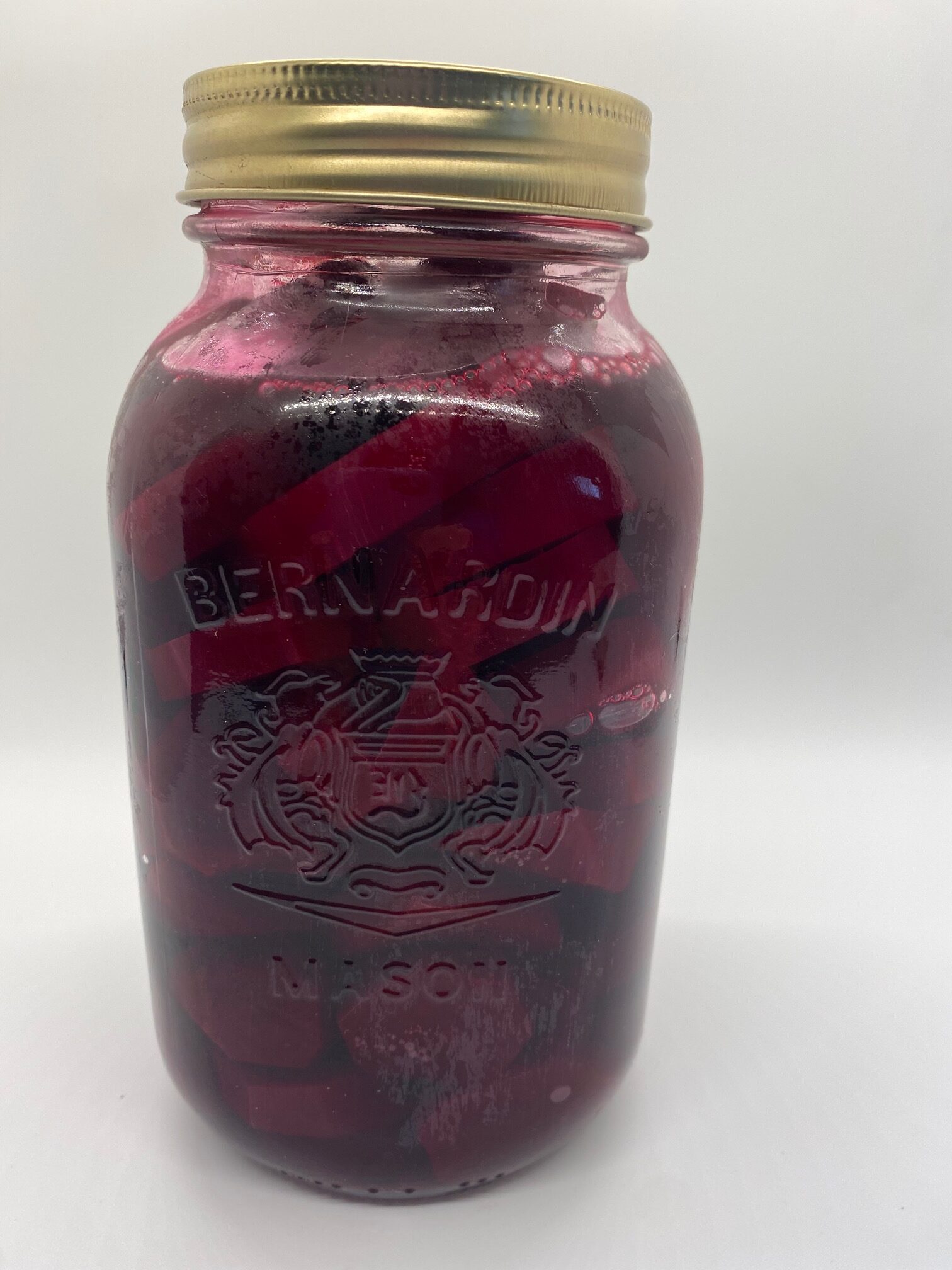 Honey Sweetened Pickled Beets