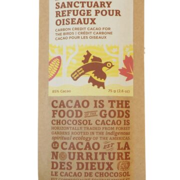 Stone Ground Dark Chocolate - Zorzal Bird Sanctuary 85%