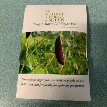 Organic Seed - Sugar Magnolia Pole Pea