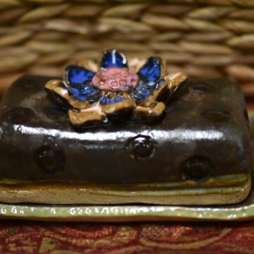 Small Lotus Butter Dish