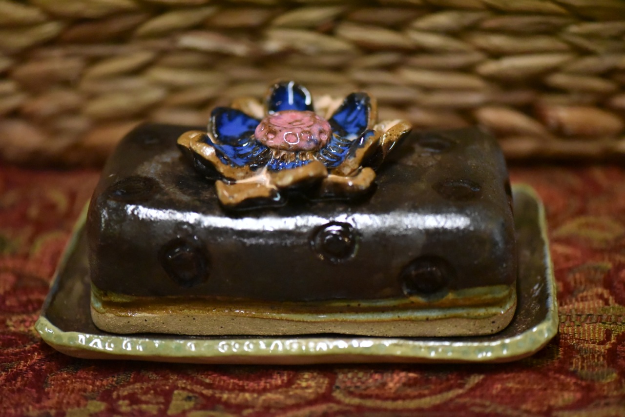 Small Lotus Butter Dish