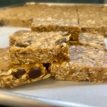 Peanut Butter Honey Granola Bars