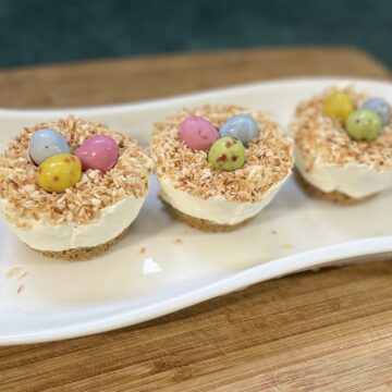 Mini Egg Cheesecake Cups🐣