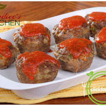 Mini Glazed Meatloaves