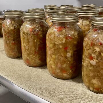 Honey Sweetened Cucumber Relish