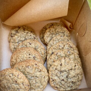 Rye Flour Chocolate Chip Cookies